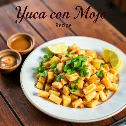 Yuca con Mojo - Onion Sauce Recipe